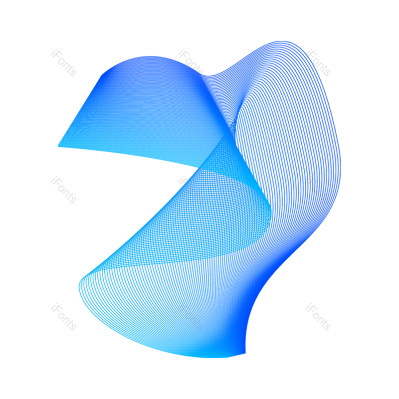 光效图片,丝带元素,飘带PNG,科技光效免抠素材